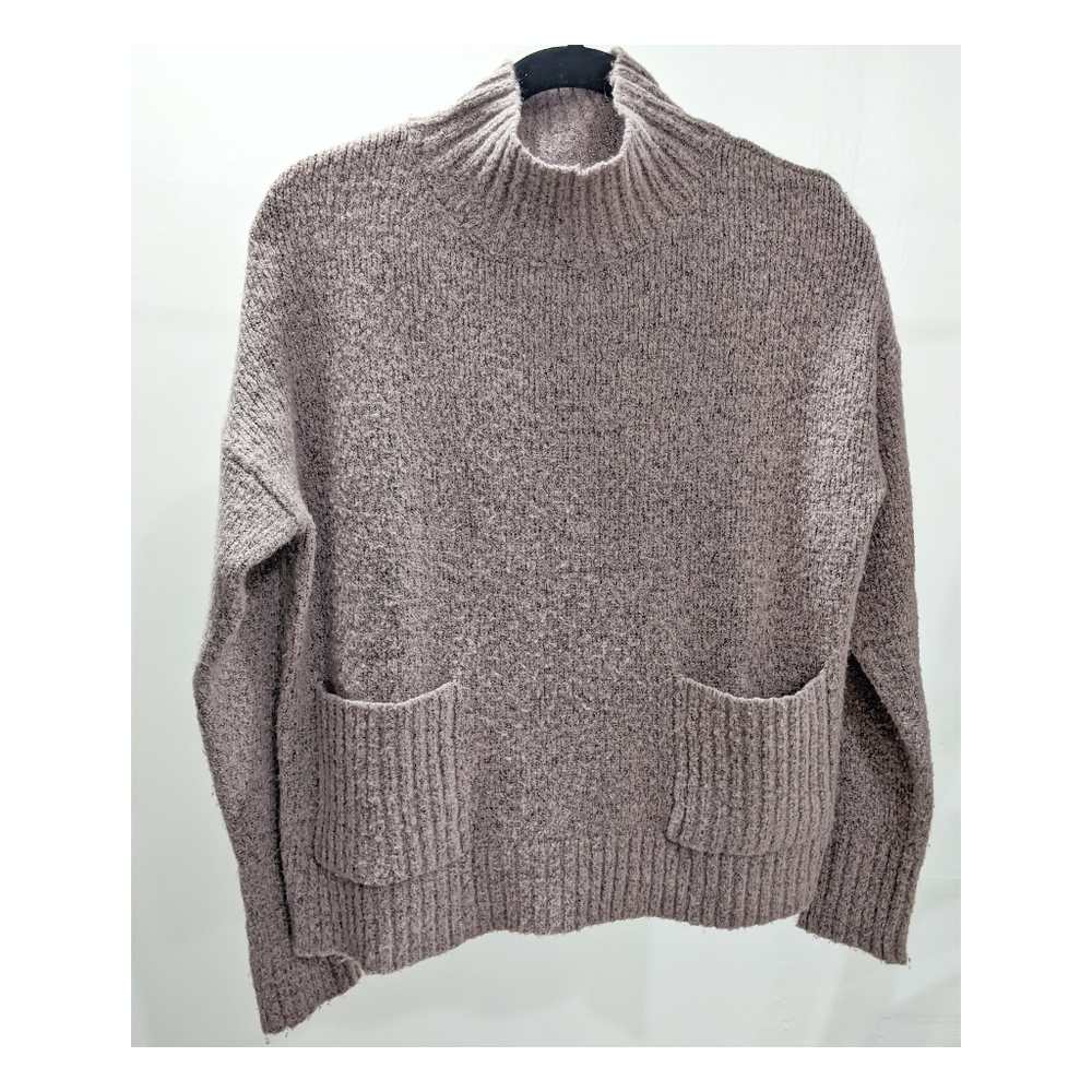 Love By Design taupe/blush cowl neck sweater. Size L